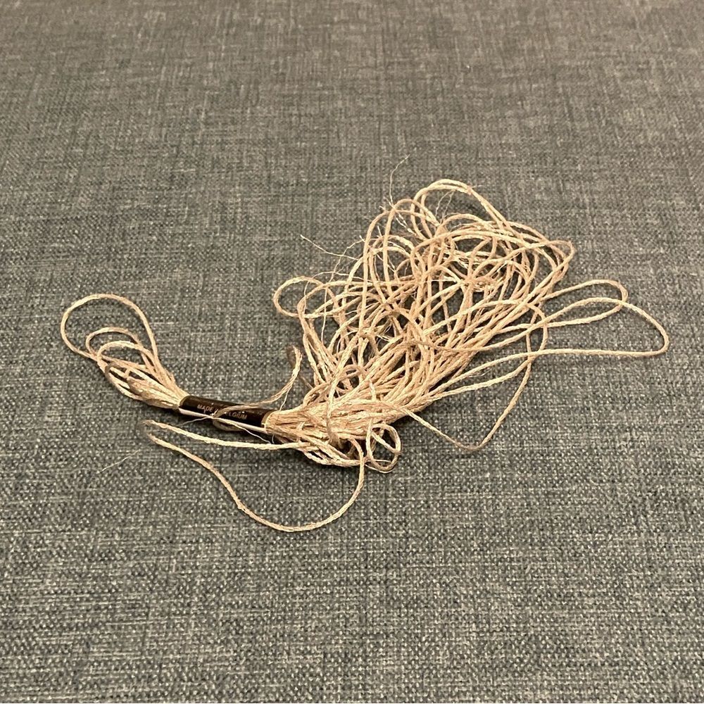 Sparkly Silver Needlepoint Thread Yarn